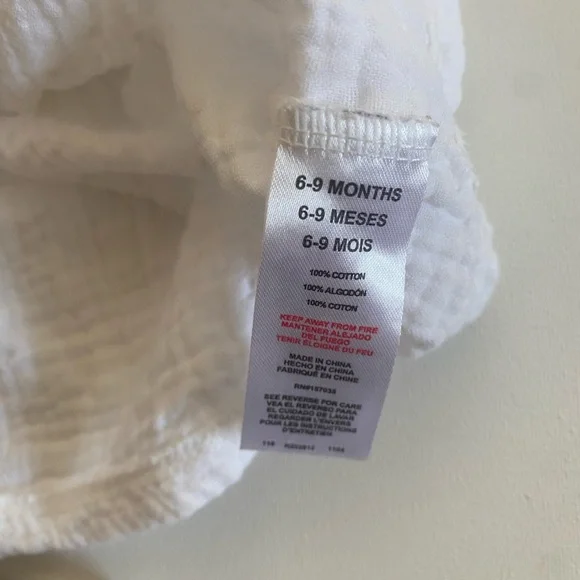 Rachel Zoe White and Leopard Print Diaper Cover Set - Picture 5 of 5